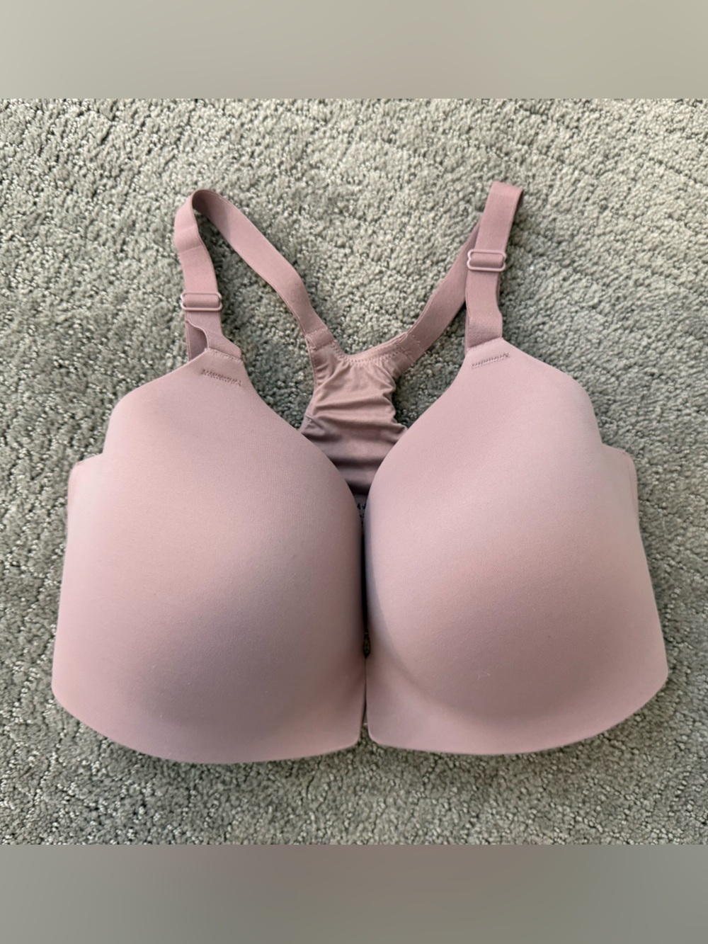 EUC Soma Enbliss Racerback Front Close Bra; Sz 34DDD; Light Purple